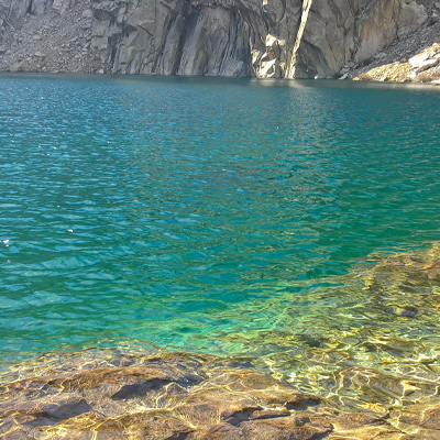 Les eaux turquoises du lac de Capitellu, la Restinoca
