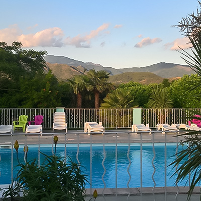piscine et montagne