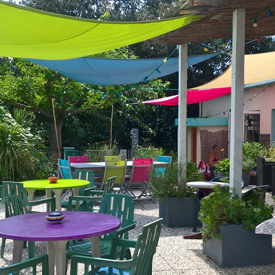 Terrasse du bar